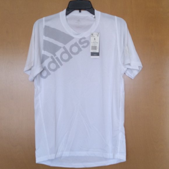 🆕adidas Men's Freelift Badge of Sport Graphic Tee, Small-White, NWT, Authentic - Picture 6 of 15